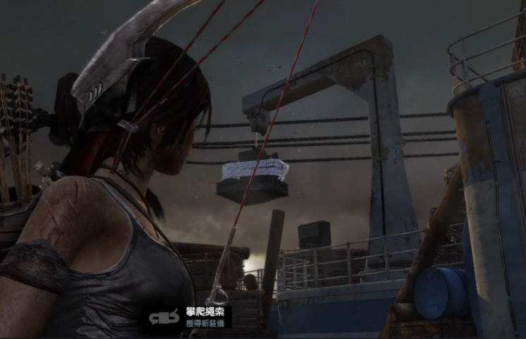 古墓丽影暗影怎么放绳索