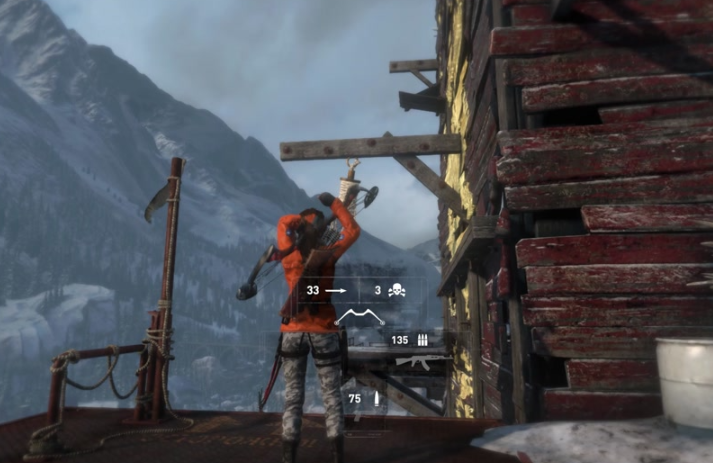 古墓丽影暗影怎么放绳索