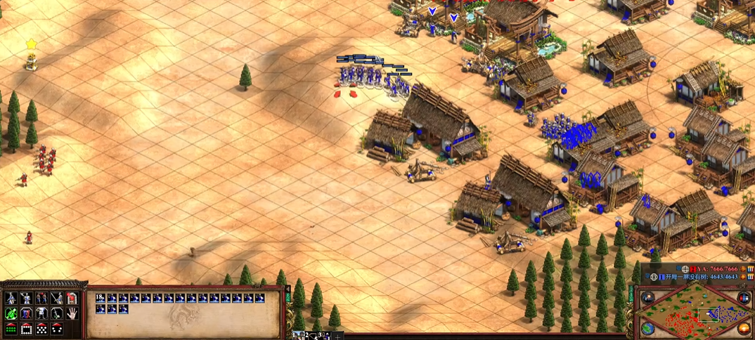 帝国时代2怎么控兵