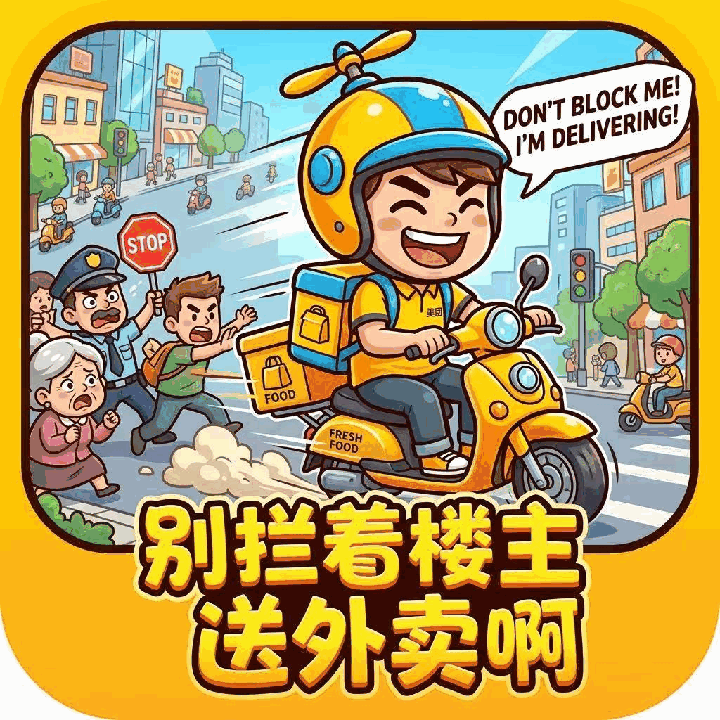 别拦着楼主送外卖啊