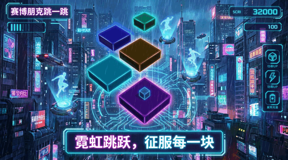 赛博朋克跳一跳